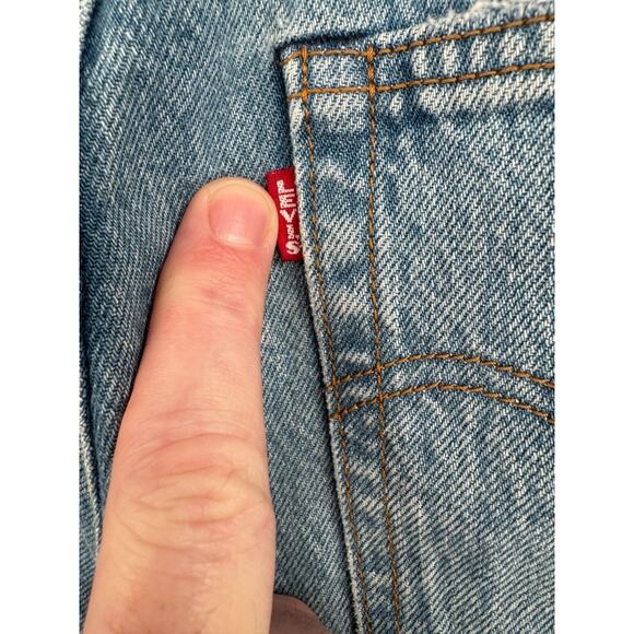 Levi's Premium Wedgie‎ Straight Jeans Women's Size 28 Blue Light Wash Denim - Picture 8 of 15